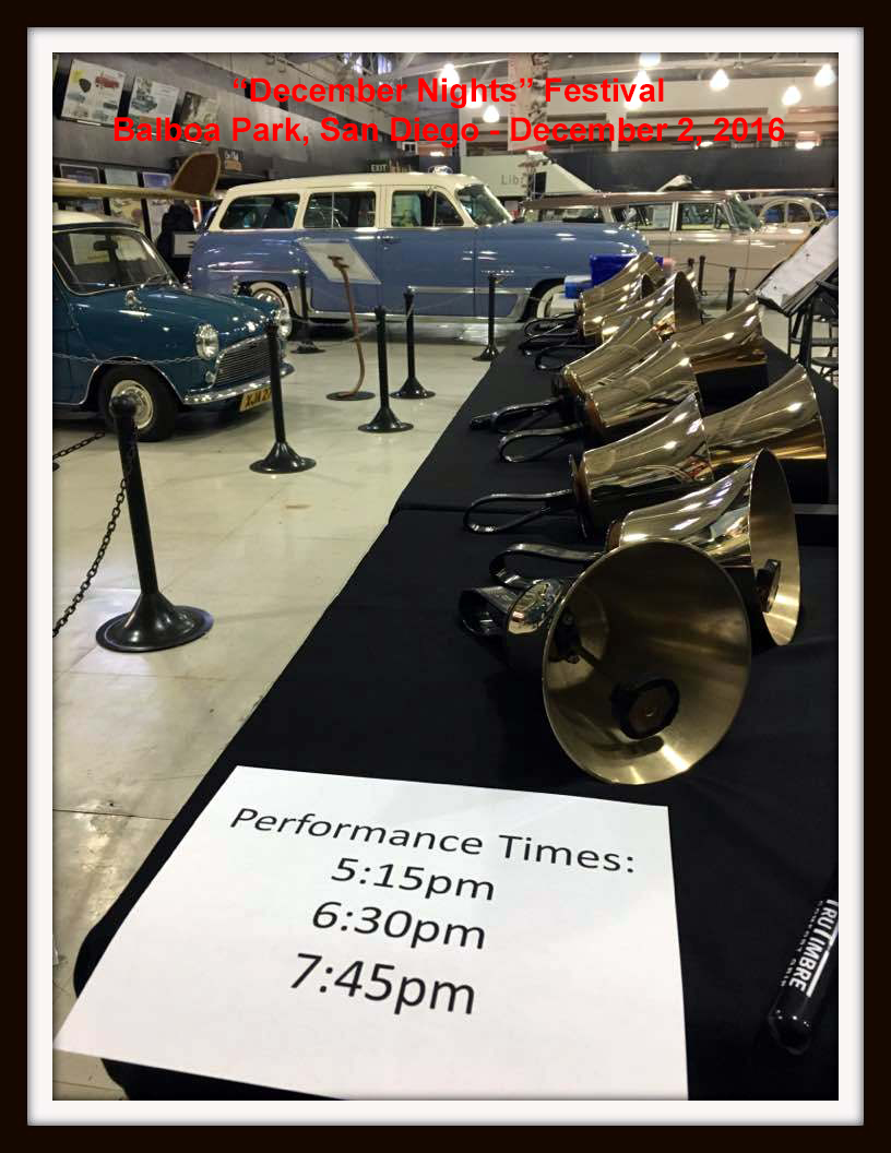 December Nights 2016 Performance Schedule